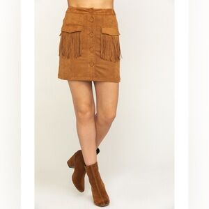 Flying Tomato Dolly Fringe Skirt NWT